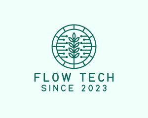 Plant Botany Tech logo design