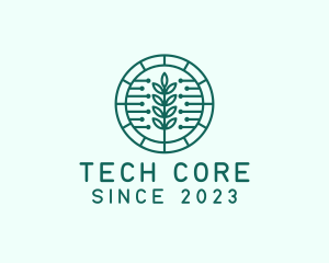 Plant Botany Tech logo design