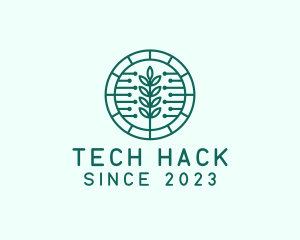 Plant Botany Tech logo design