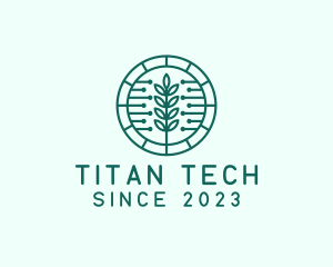 Plant Botany Tech logo design