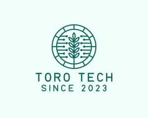 Plant Botany Tech logo design