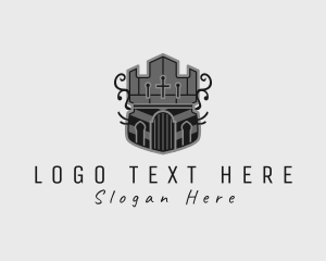 Sigil - Medieval Castle Tower Shield logo design