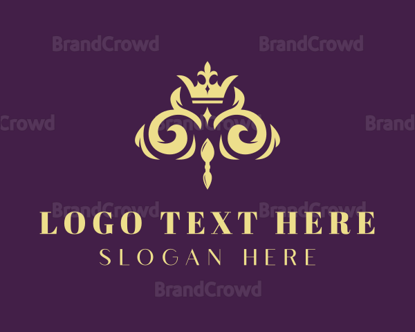 Elegant Regal Crown Logo