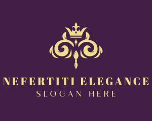 Elegant Regal Crown logo design