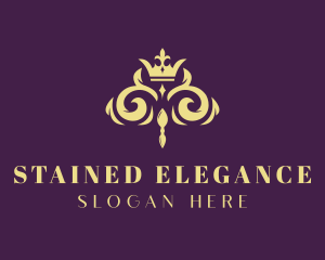 Elegant Regal Crown logo design