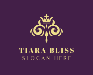 Elegant Regal Crown logo design