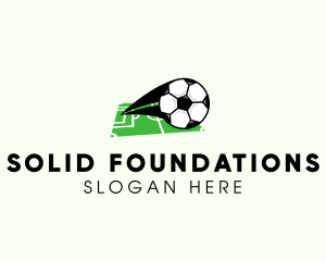 Soccer Ball Field Logo