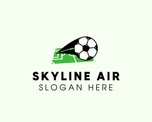 Player - Soccer Ball Field logo design