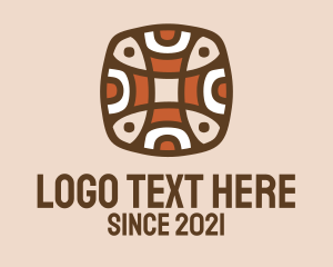 Ethnic - Ancient Aztec Pattern logo design