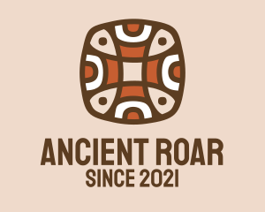 Ancient Aztec Pattern logo design