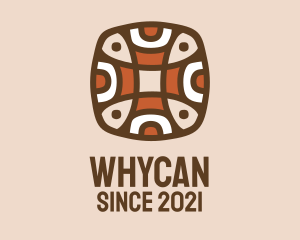 Ancient-tribe - Ancient Aztec Pattern logo design