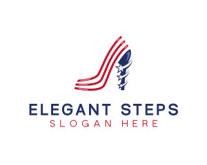 American Shoe Footwear logo design