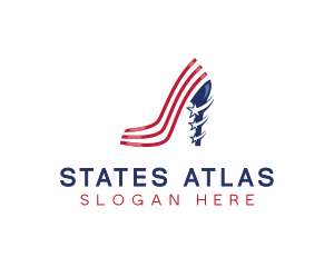 American Shoe Footwear logo design