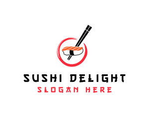 Japanese Sushi Restaurant logo design