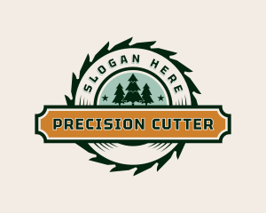 Cutter - Wood Cutter Sawmill logo design