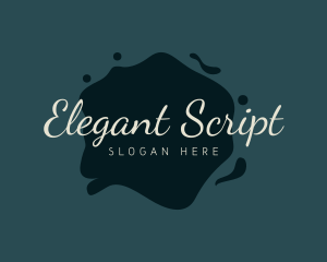 Elegant Script Lifestyle logo design