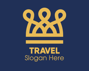 Golden Crown Loops Logo