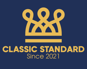 Standard - Golden Crown Loops logo design