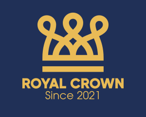 Prince - Golden Crown Loops logo design