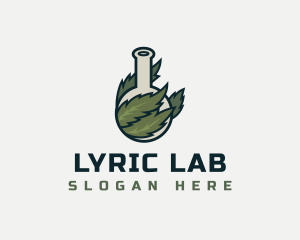 Cannabis Weed Laboratory logo design