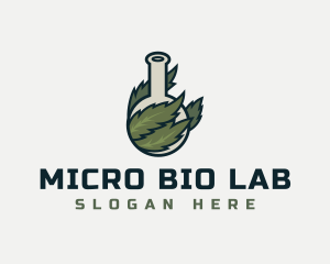 Cannabis Weed Laboratory logo design