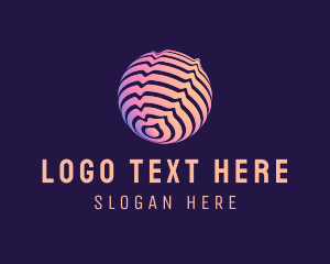 Shipping - Wavy Sphere Delivery Logistics logo design