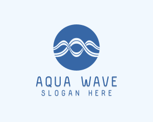 Generic Biotech Waves logo design