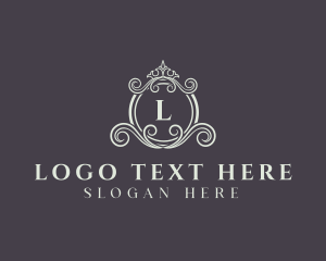 Elegant - Majestic Elegant Crown logo design