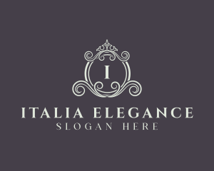 Majestic Elegant Crown logo design