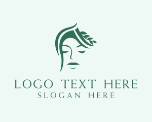 Wreath - Natural Cosmetics Beauty logo design