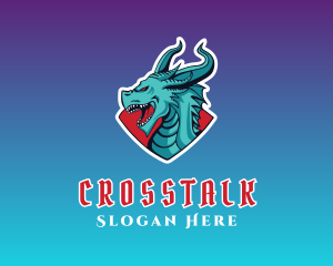 Dragon Game Creature Logo