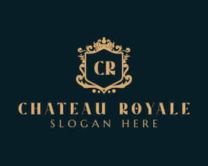 Decorative Royal Shield logo design