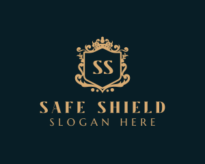 Decorative Royal Shield logo design