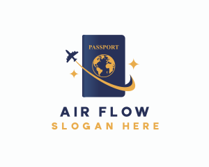 Air Travel Passport logo design