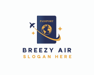 Air Travel Passport logo design