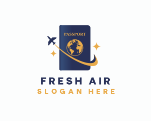 Air Travel Passport logo design