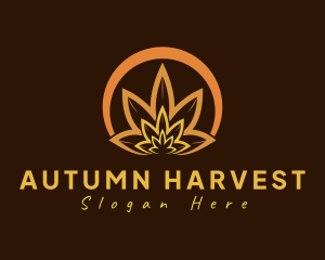 Organic Orange Herb logo design