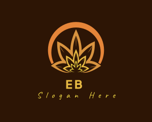 Garden - Organic Orange Herb logo design