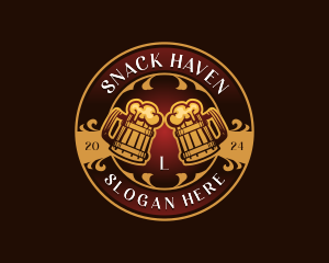 Elegant Beer Brewery logo design