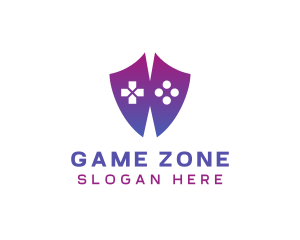 Game Controller Shield logo design