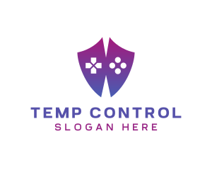 Game Controller Shield logo design