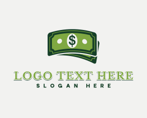 Dollar Bills - Money Dollar Currency logo design