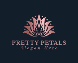 Lotus Flower Petal logo design