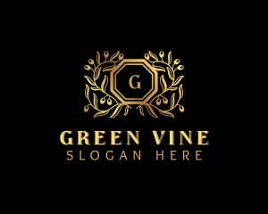 Luxury Vine Winery  logo design