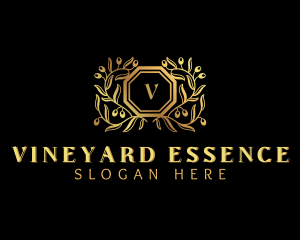 Luxury Vine Winery  logo design