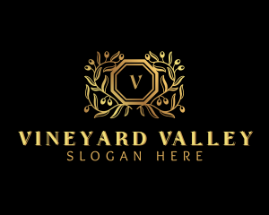 Winery - Luxury Vine Winery logo design