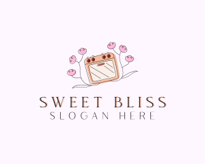 Microwave Pastry Baking logo design