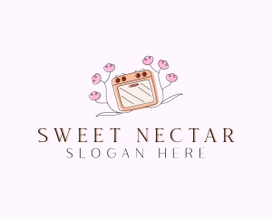 Microwave Pastry Baking logo design