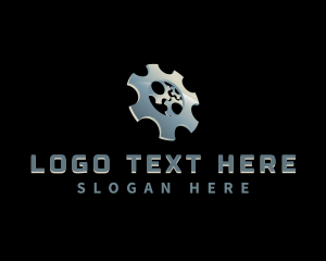 Mechanical Gear Engine Logo