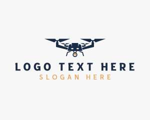 Drone - Surveillance Camera Drone logo design